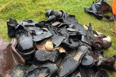 Ботинки XIX века обнаружены на побережье Уэльса